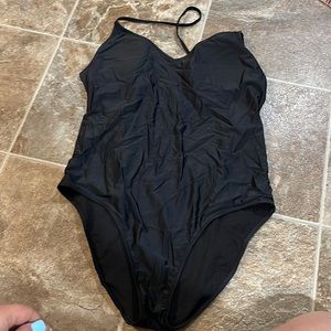 One piece black aerie bathing suit Xl